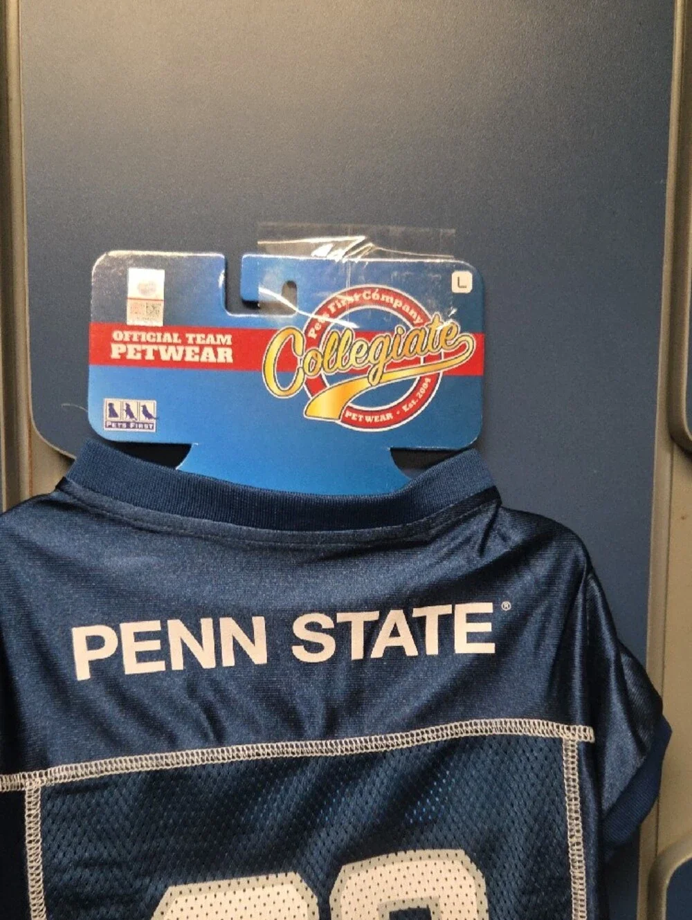 Penn State Navy Blue Jersey with Cream Accents for DOGS